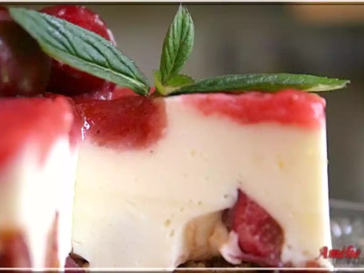 CERISES AU MASCARPONE FACON PANA COTTA - photo 2