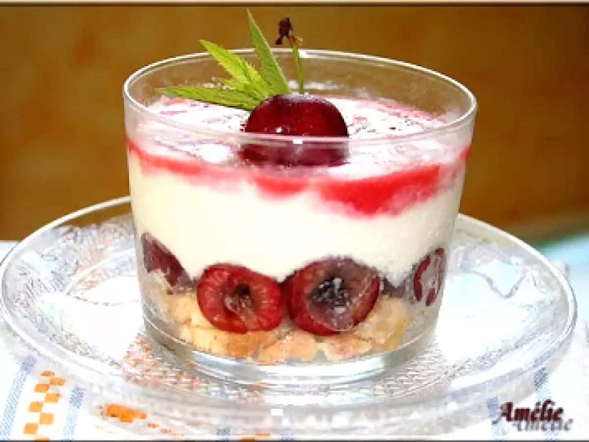 CERISES AU MASCARPONE FACON PANA COTTA - photo 3