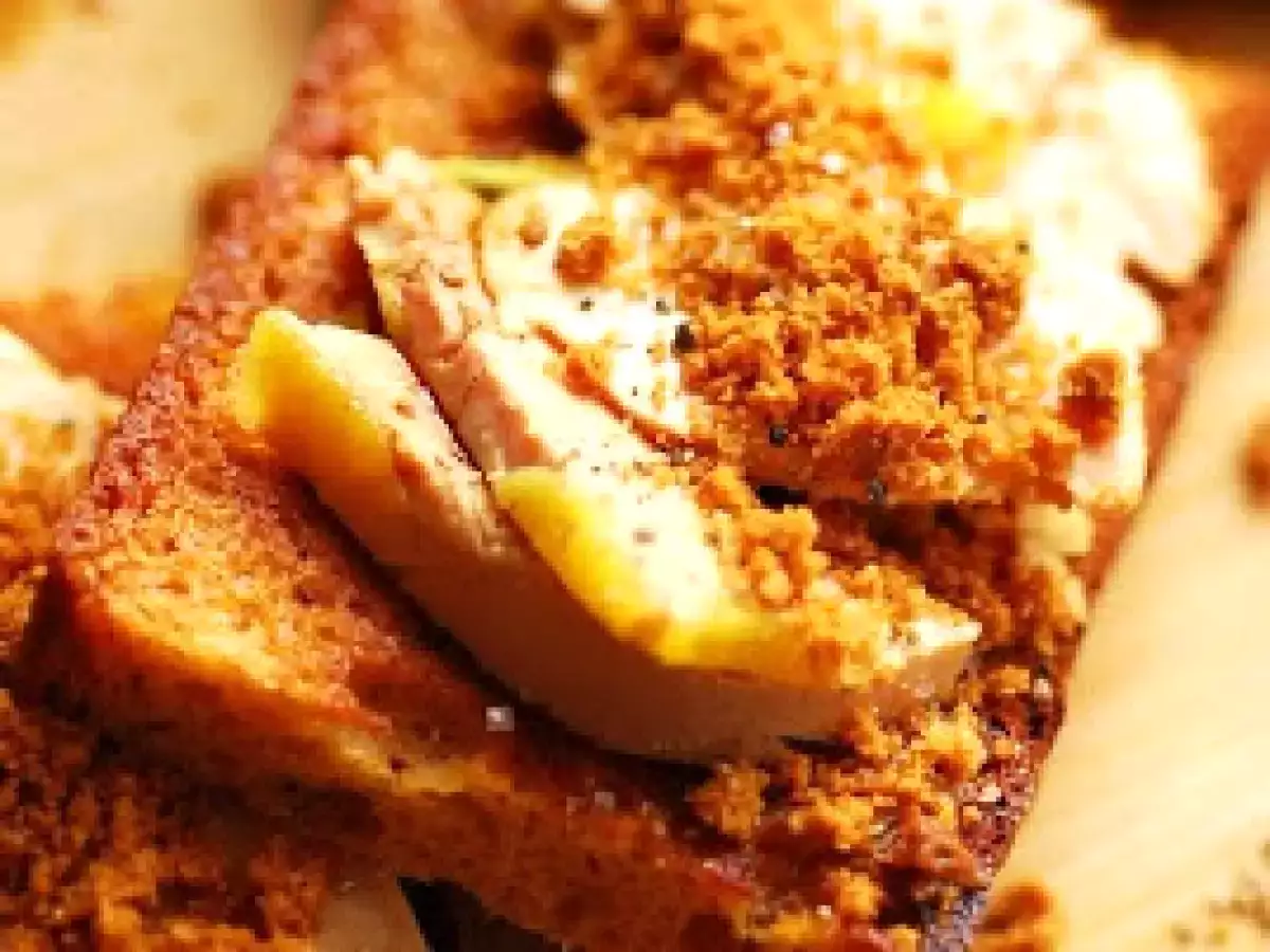 Ch'ti cheese cake et une étrange rencontre entre un foie gras et un spéculoos.