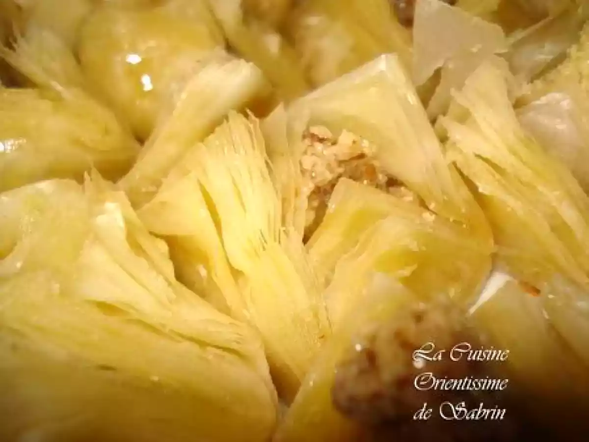 Chamiya ou petit feuilleté la pistache (pâtisserie syrienne/libannaise). - photo 2