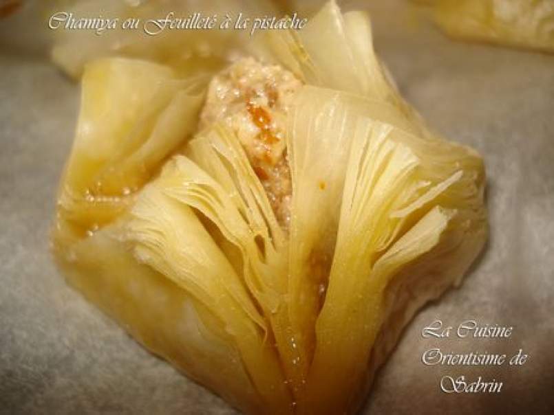 Chamiya ou petit feuilleté la pistache (pâtisserie syrienne/libannaise). - photo 3