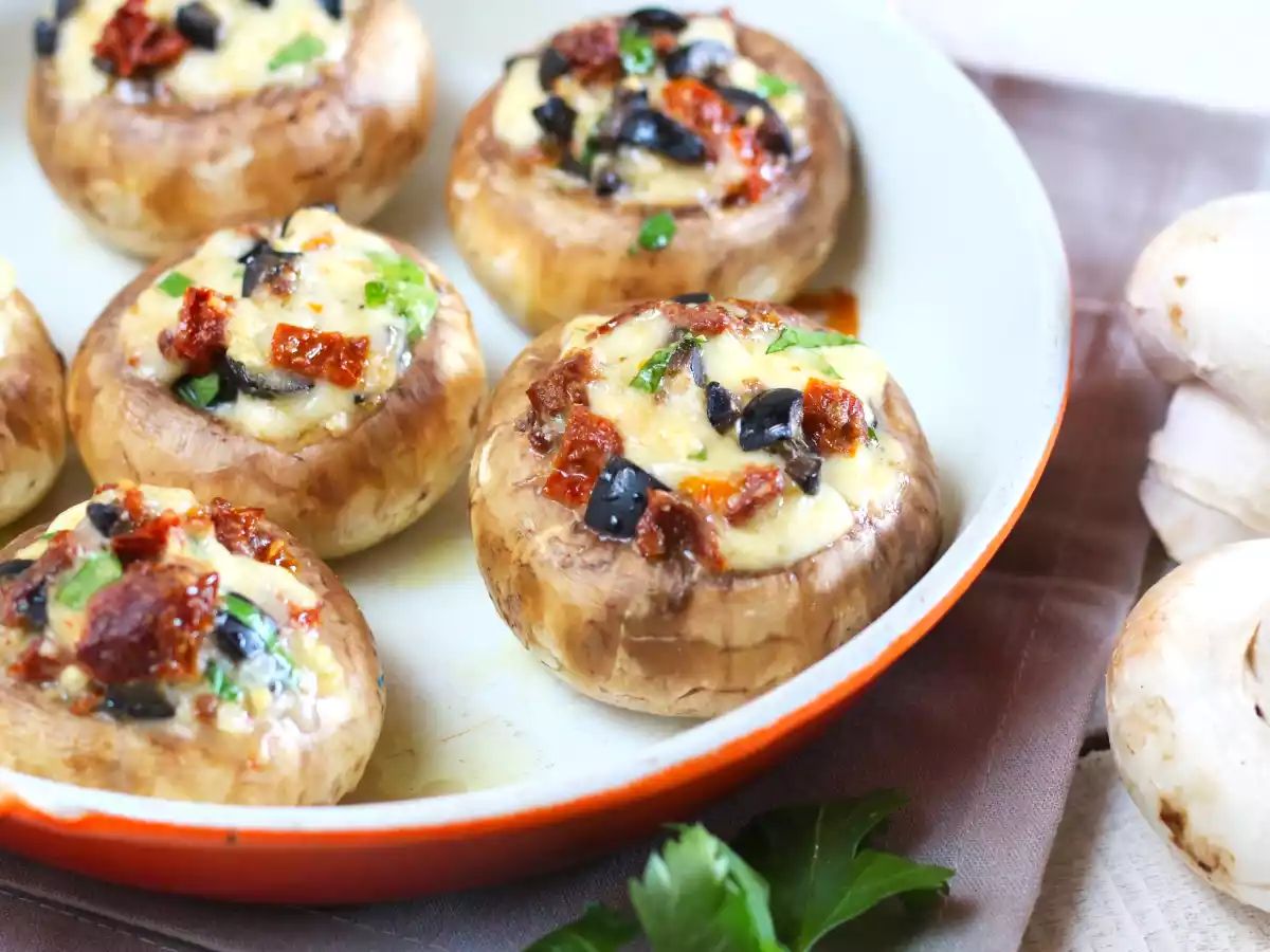 Champignons farcis à l'italienne - photo 3