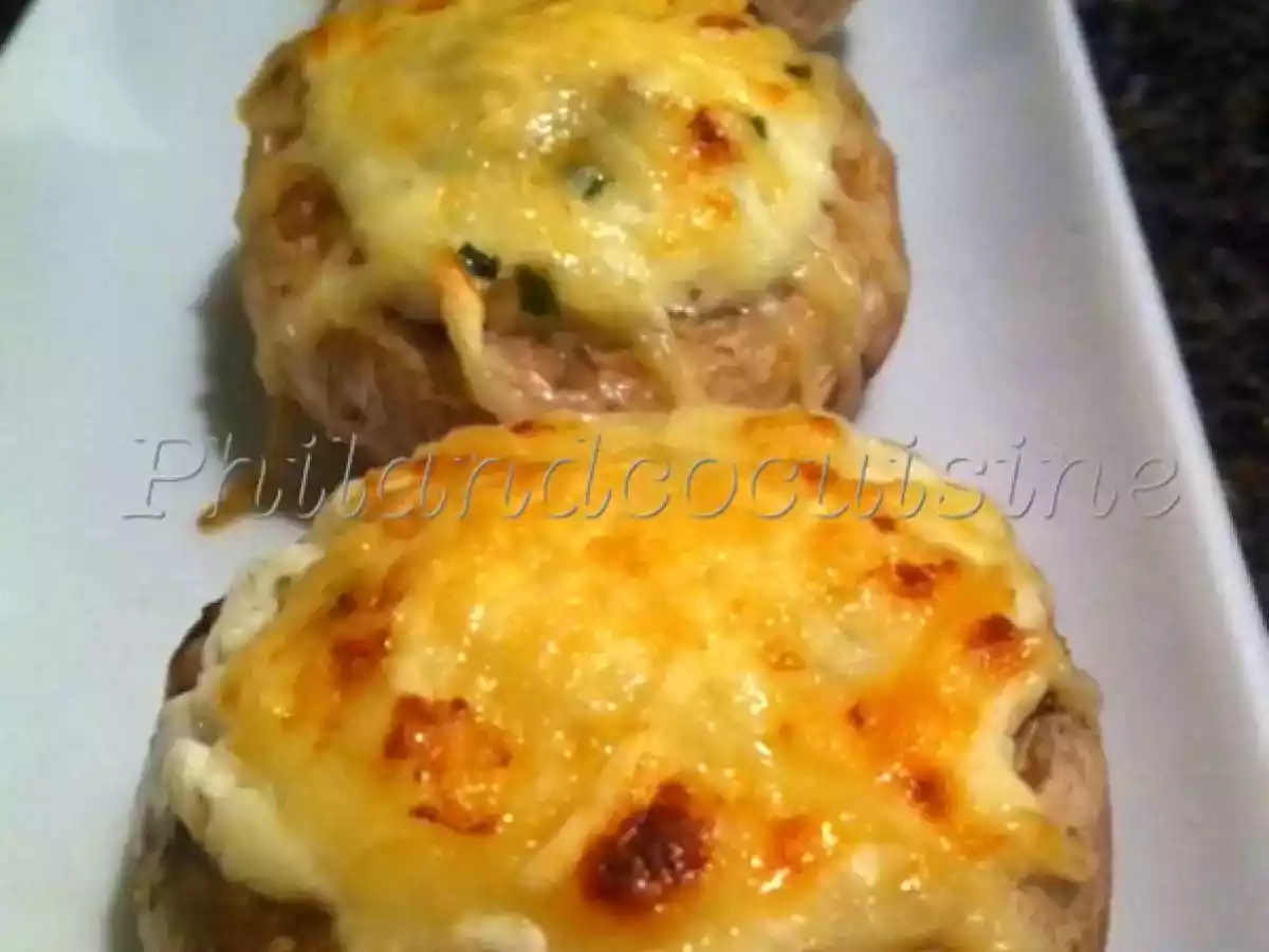 Champignons farcis au boursin cuisine