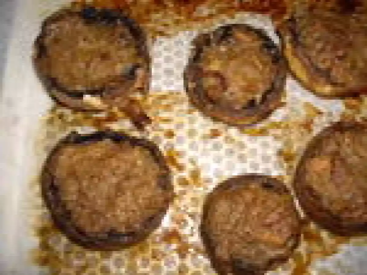 Champignons farcis aux rillettes