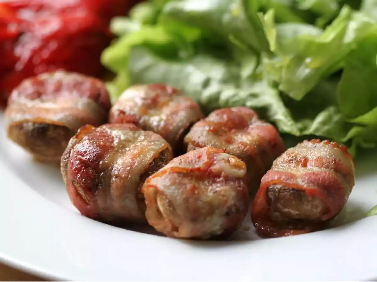 Champignons Roquefort - poitrine fumée