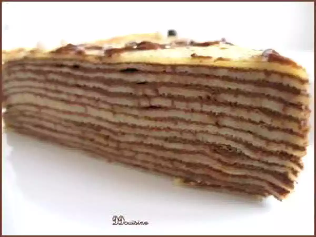 Chandeleur avec un gâteau de crêpes au chocolat - photo 3