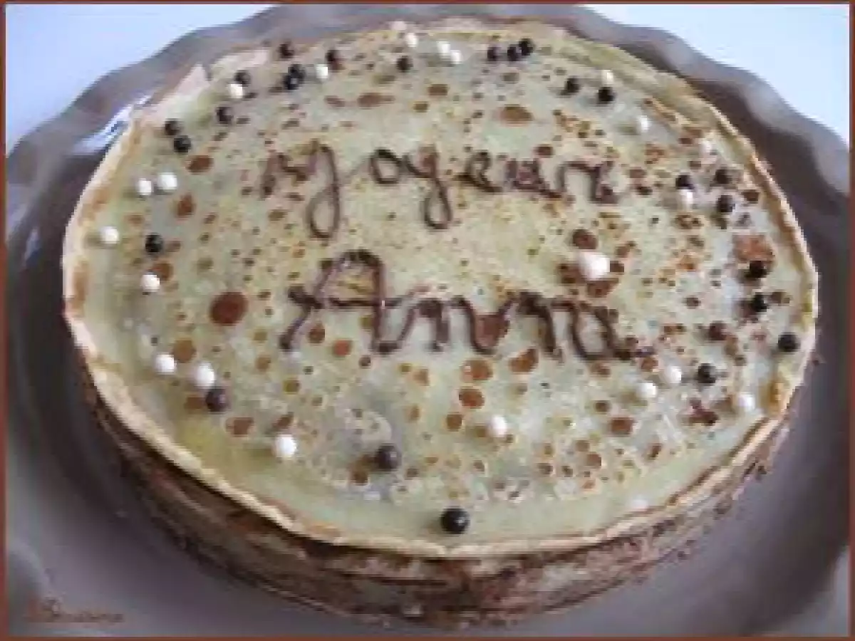 Chandeleur avec un gâteau de crêpes au chocolat - photo 4