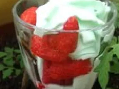 Chantilly à la menthe pour fraises - photo 2