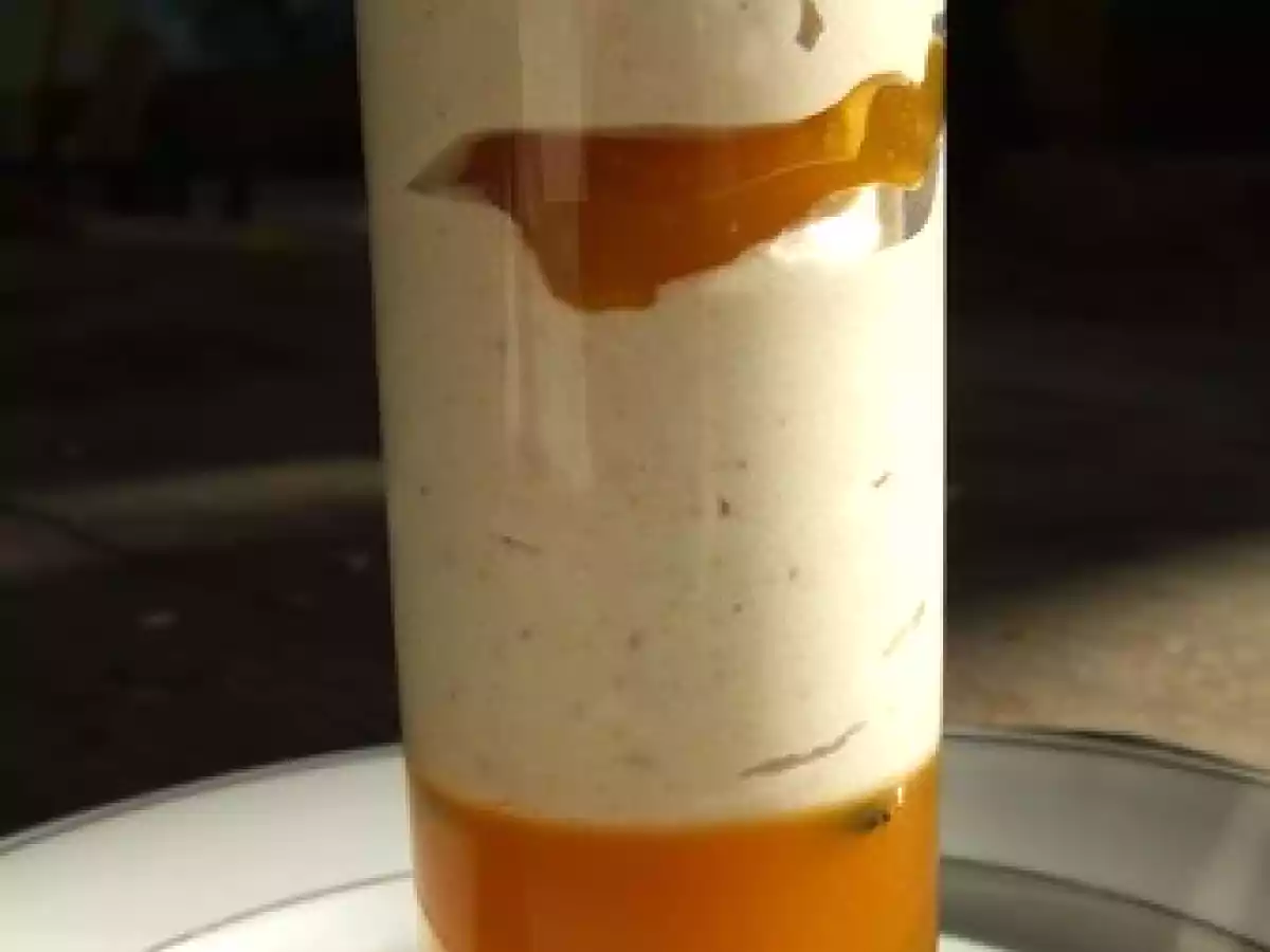 Chantilly au foie gras, gelée de fruits de la passion, sirop de coco - photo 2