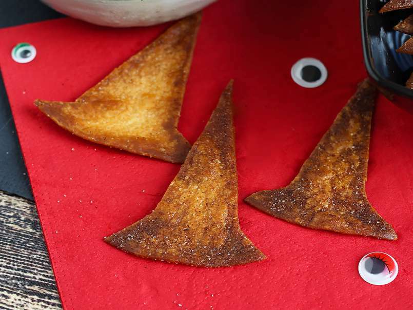 Chapeaux de sorcière apéros - tortilla chips - photo 3