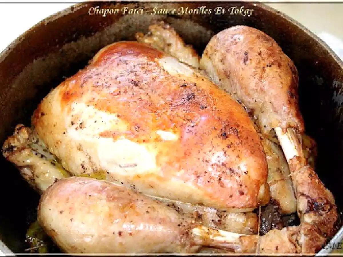 CHAPON FARCI - SAUCE MORILLE ET TOKAY - photo 3