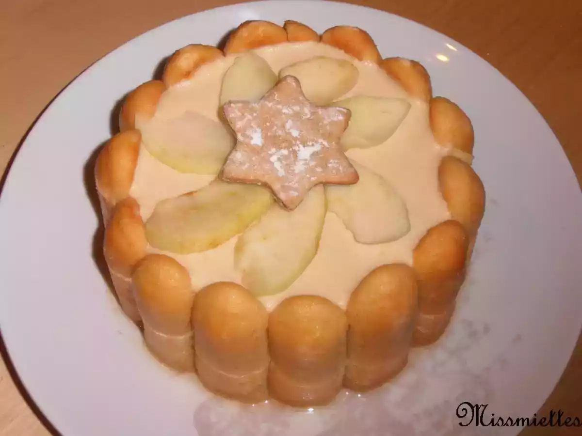 Charlotte à la pomme allégée