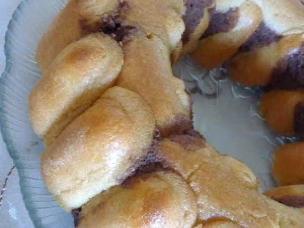 Charlotte au chocolat et au rhum