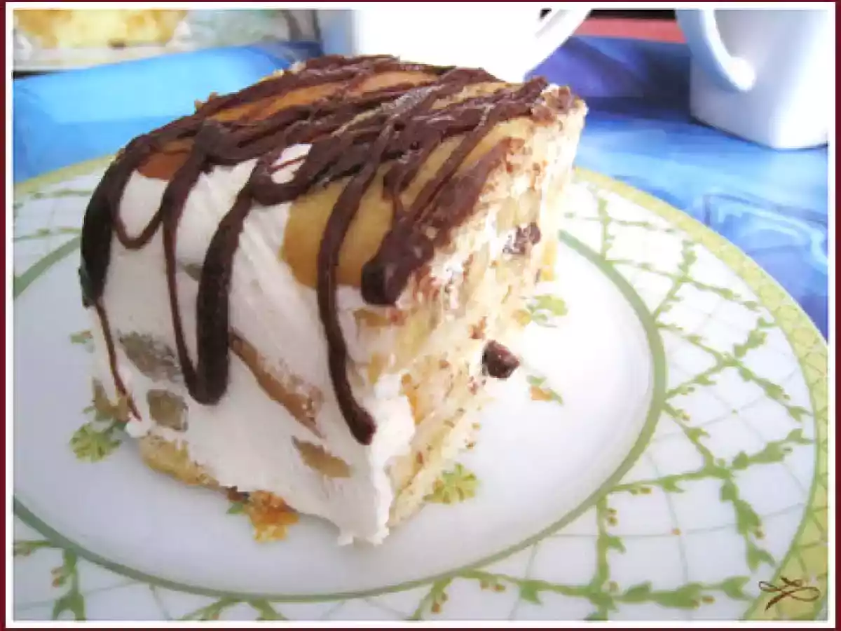 Charlotte au chocolat noix express - photo 2