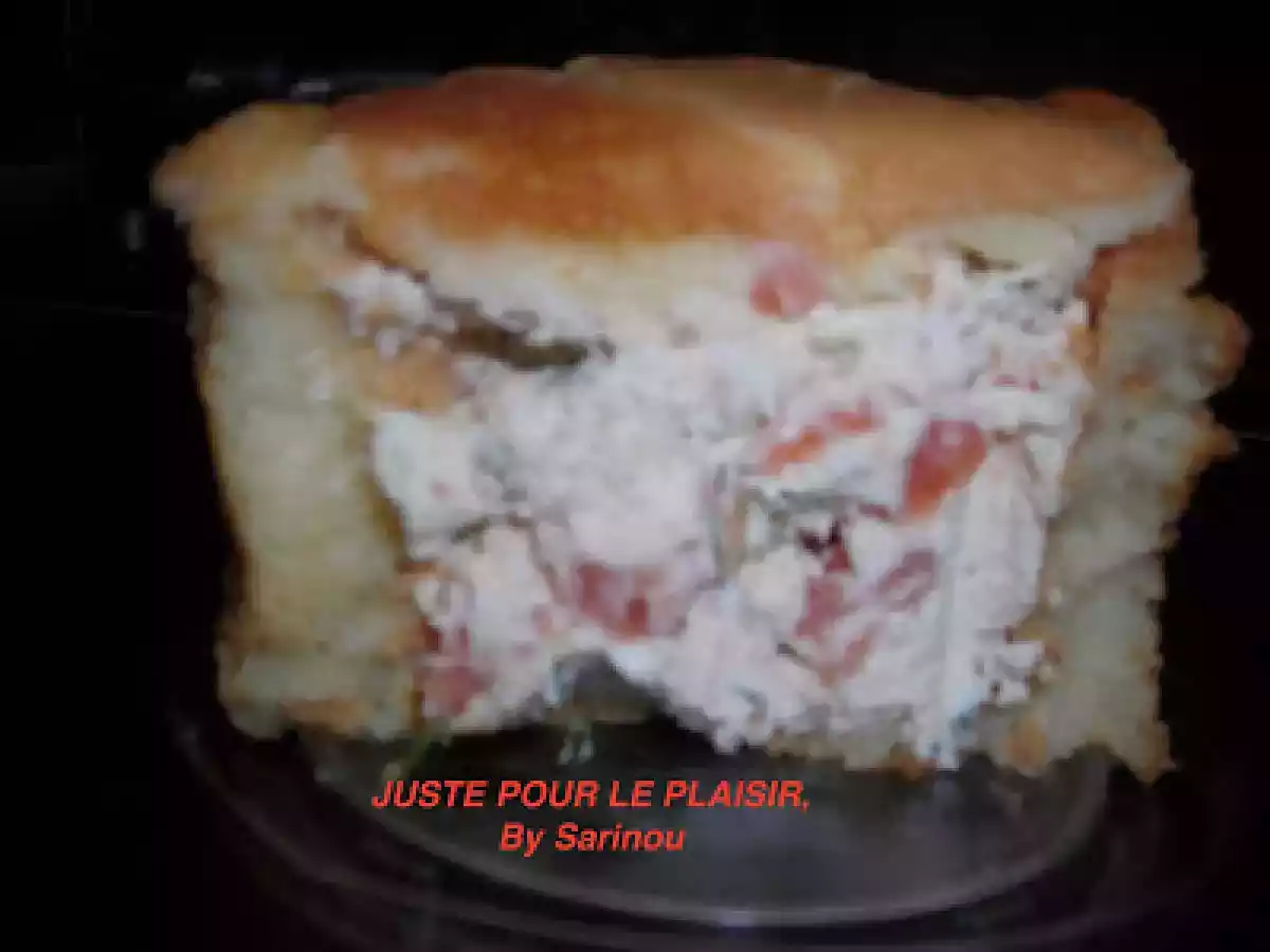 CHARLOTTE AU SAUMON FUMÉ, MASCARPONE ET ANETH