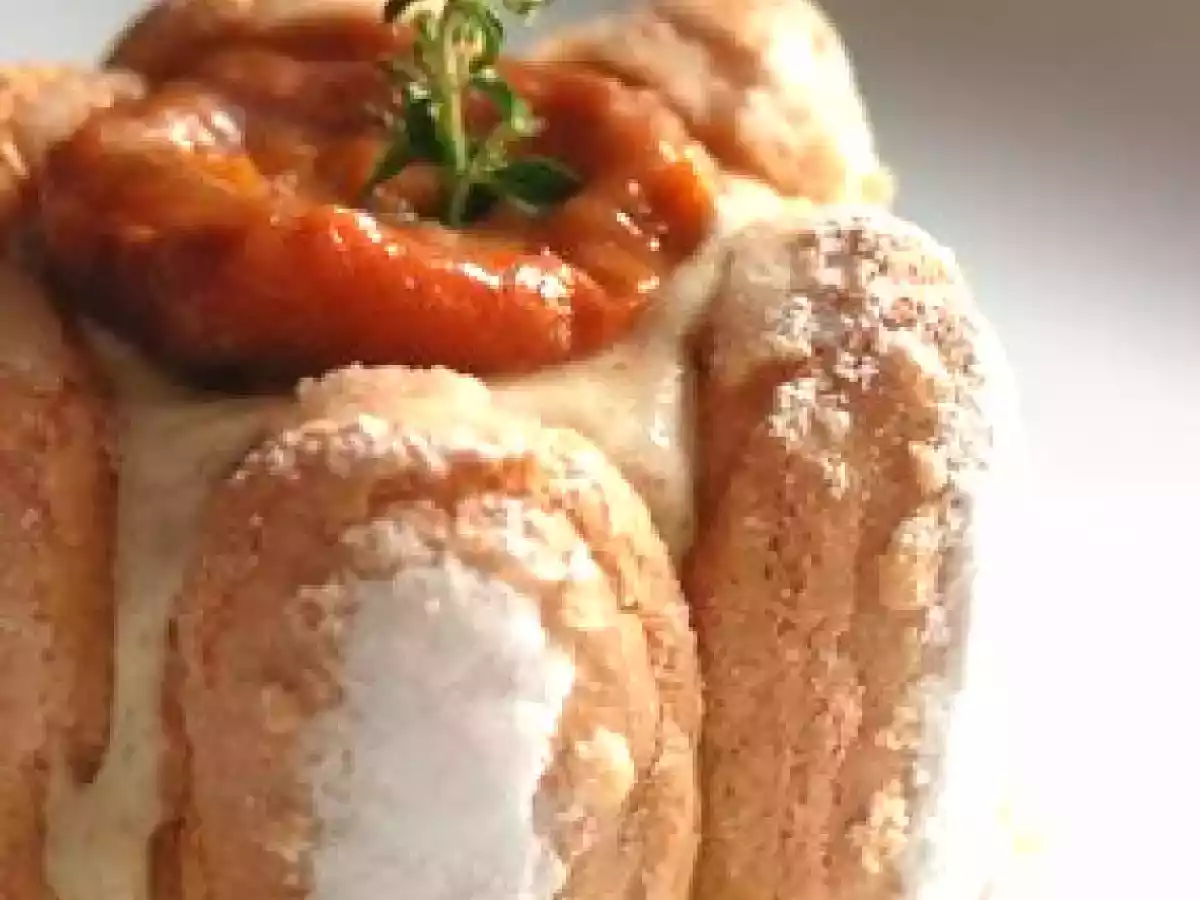 Charlotte aux bananes et abricots rôtis - photo 2