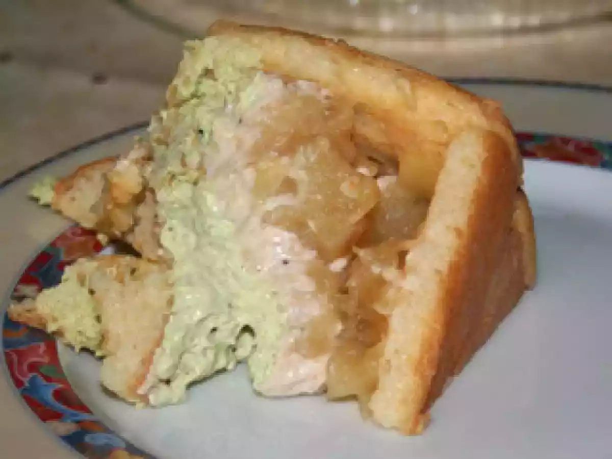 Charlotte aux pommes, marron et thé matcha - photo 2