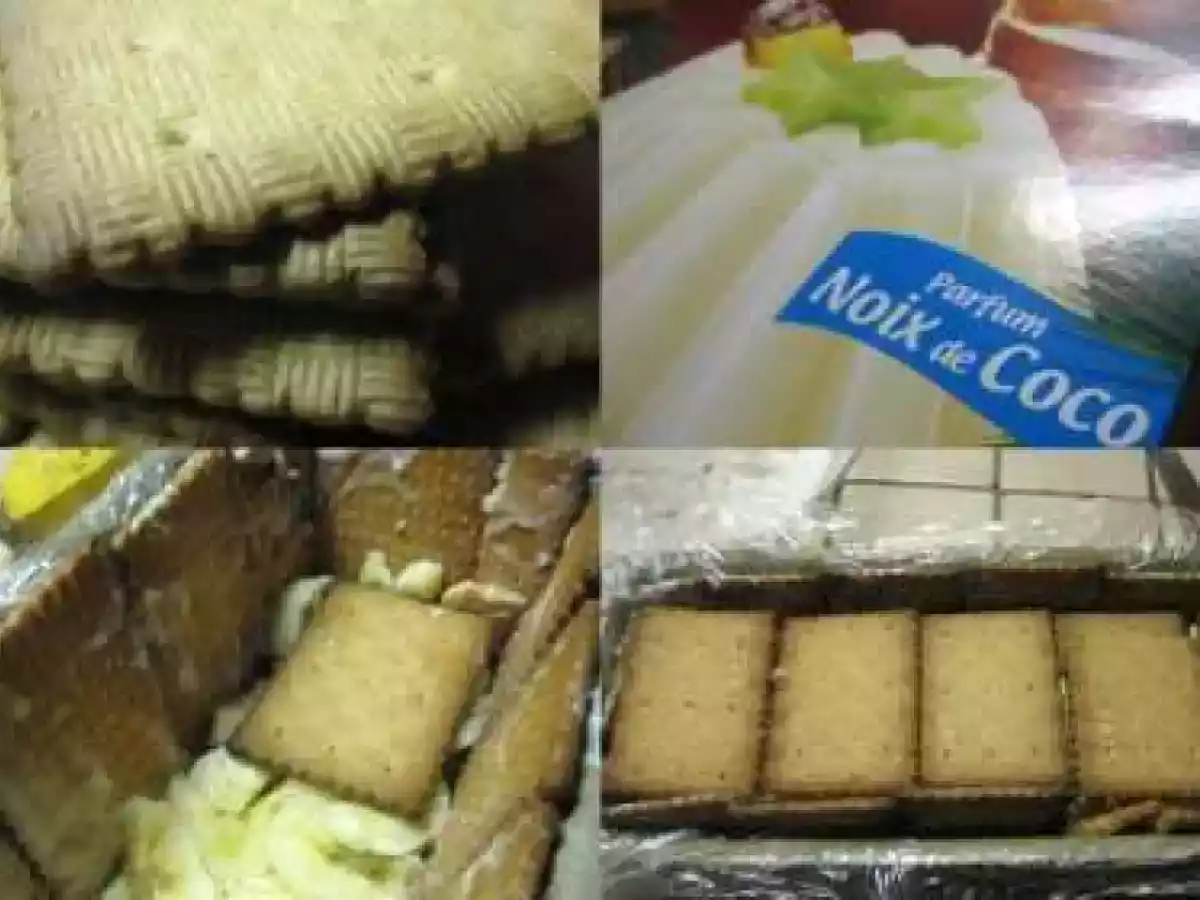 Charlotte banane - noix de coco - photo 3