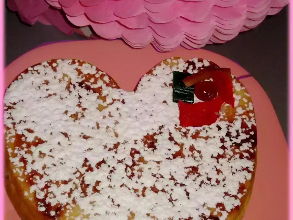 Charlotte coeur au fromage blanc (pour la st valentin)