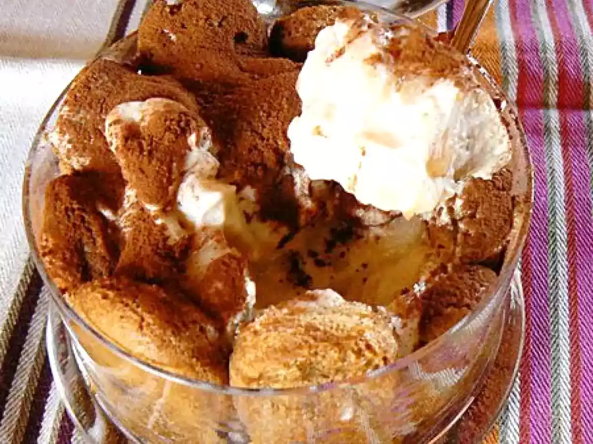 Charlotte crémeuse poire vanille à l'agar agar