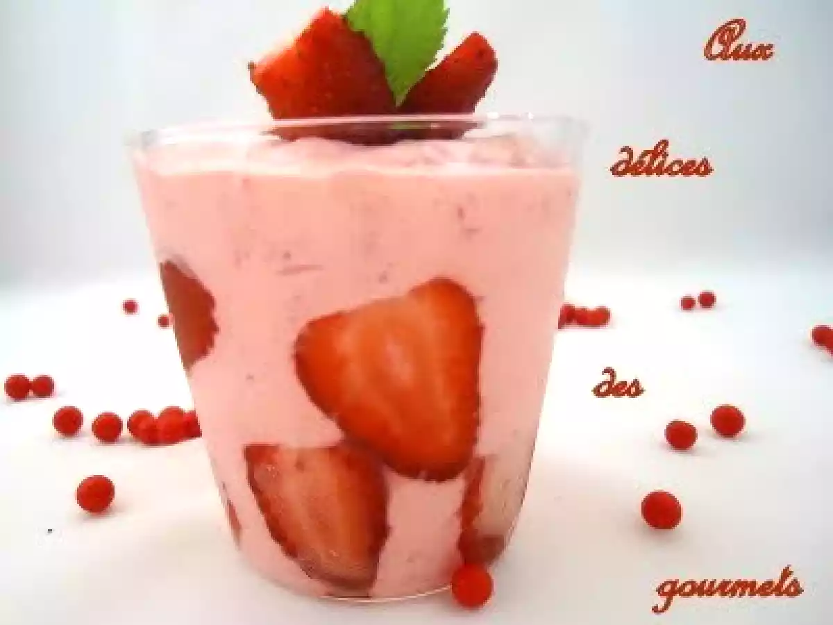 CHARLOTTE DE FRAISES A LA MENTHE - photo 2