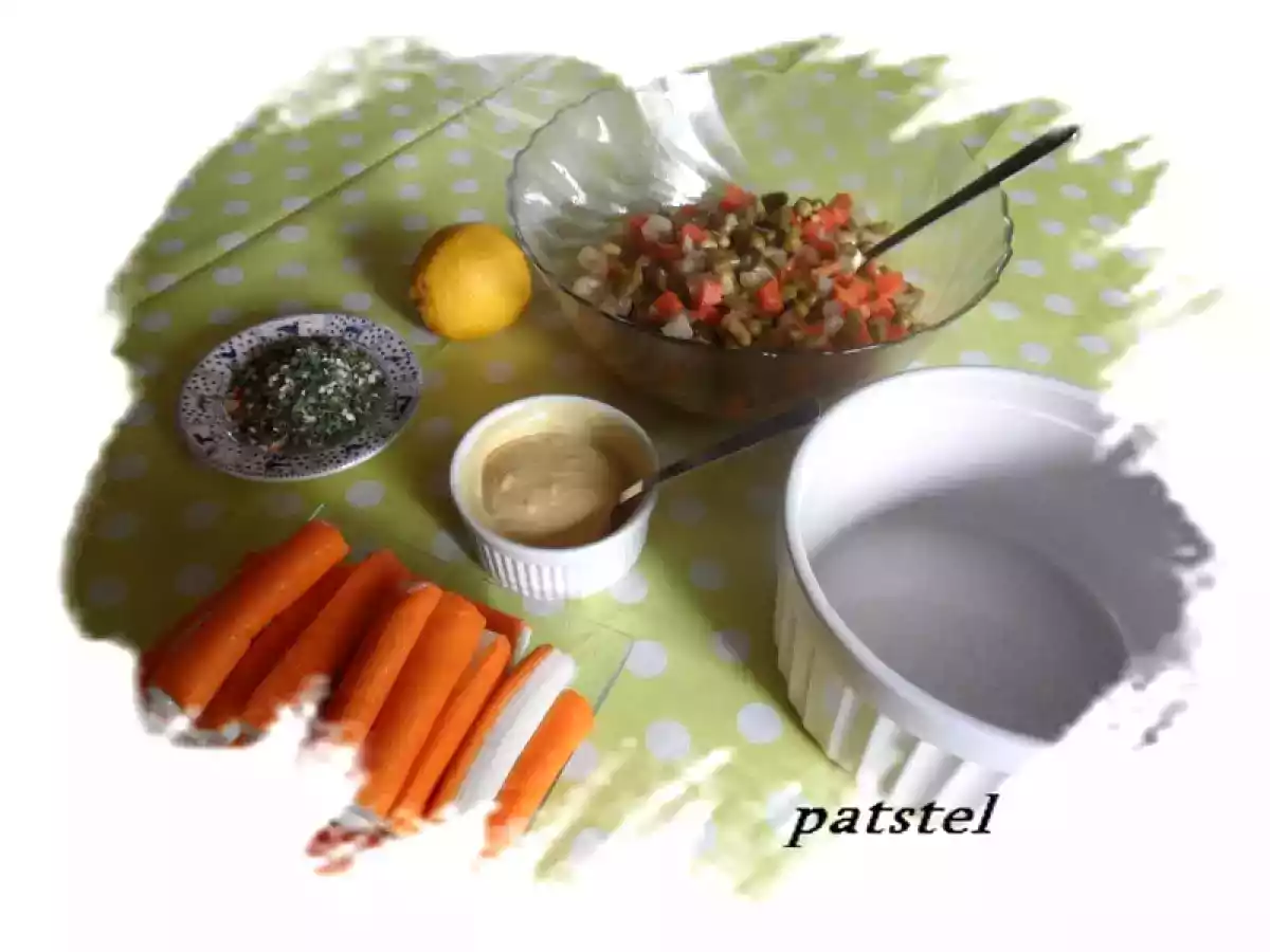 Charlotte de macédoine de légumes