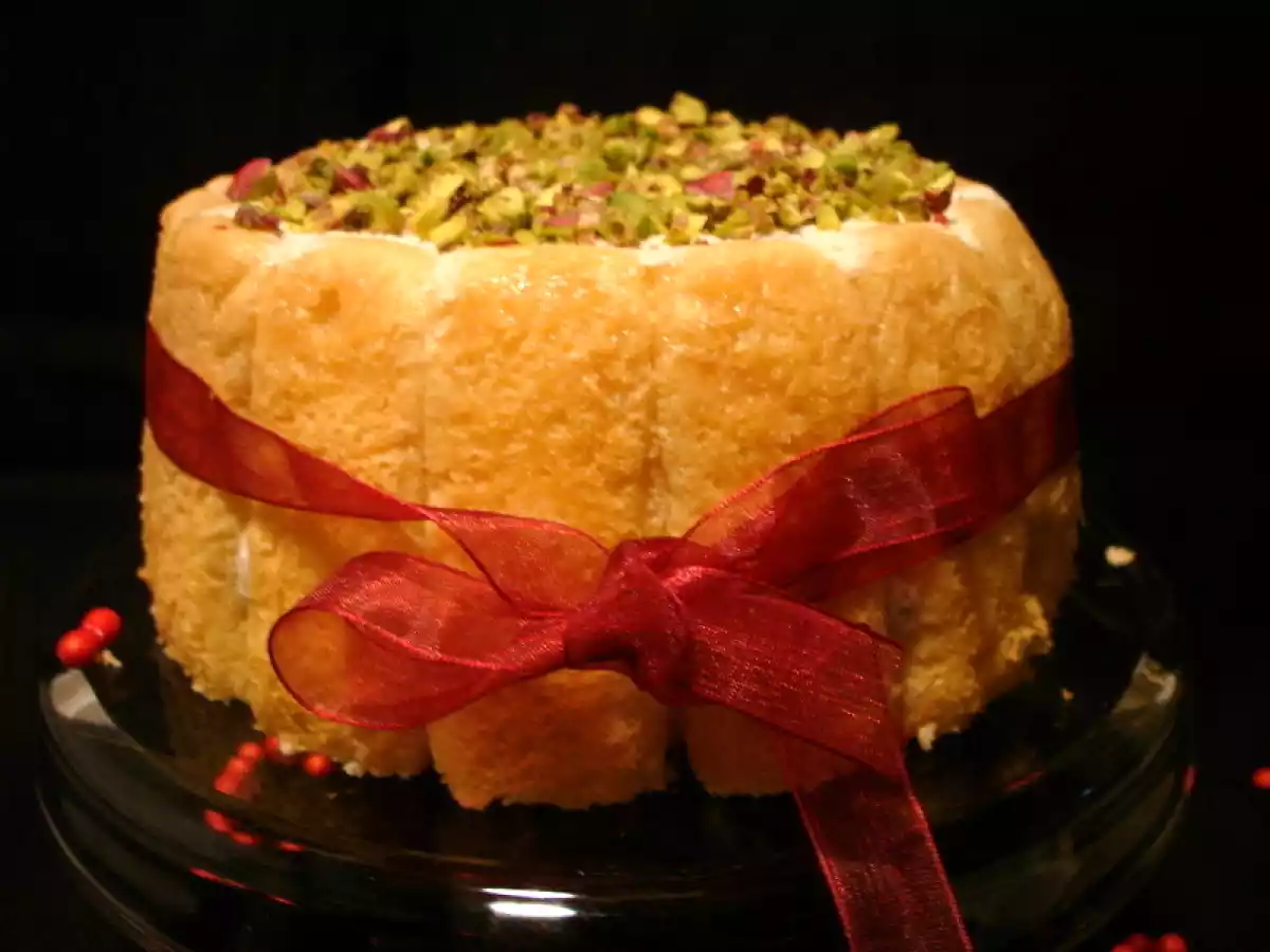 charlotte en robe à pois