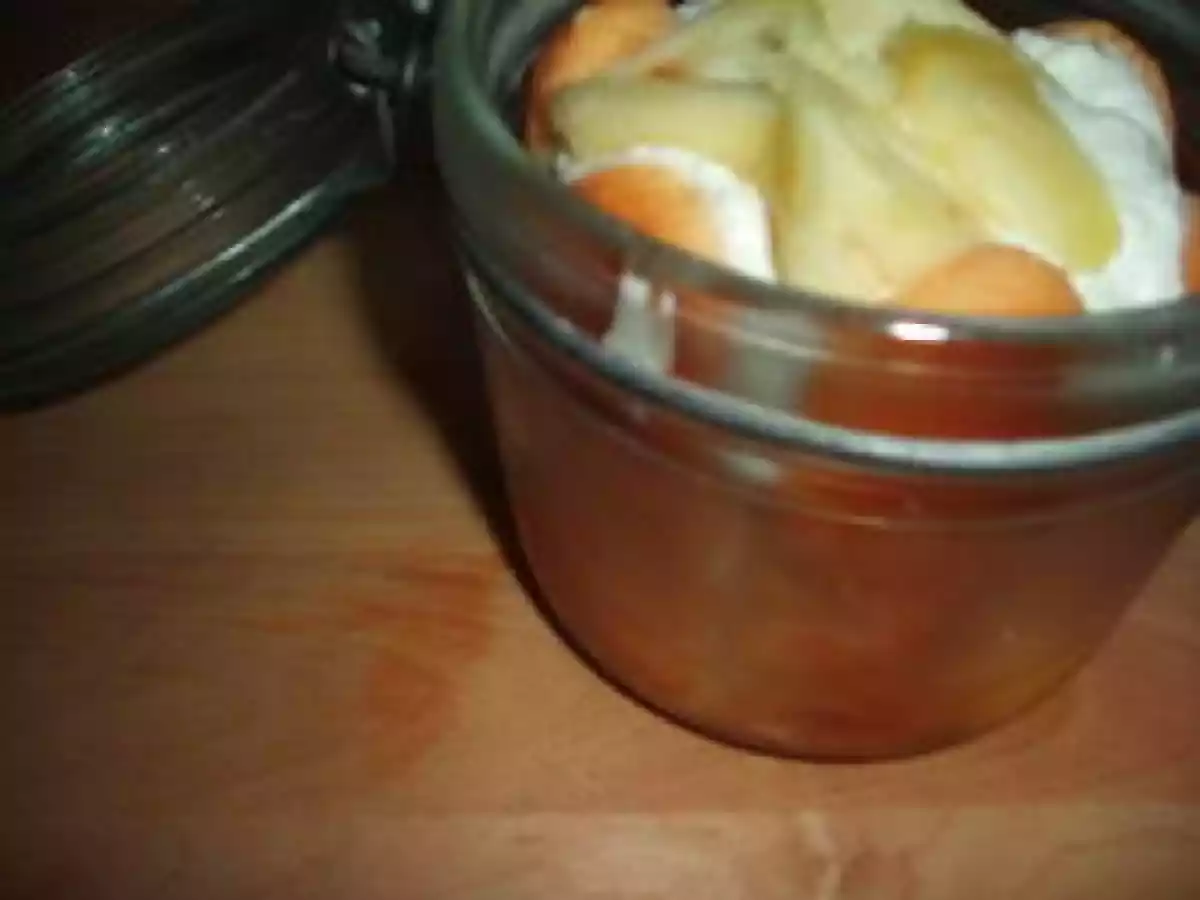 Charlotte individuelle ananas et noix de coco - photo 2