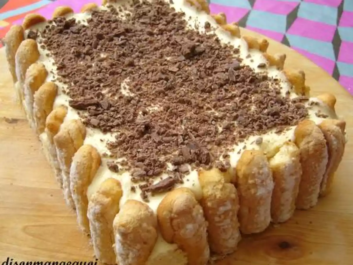 Charlotte Lenôtre vanille et chocolat (Charlotte Cécile) - photo 2