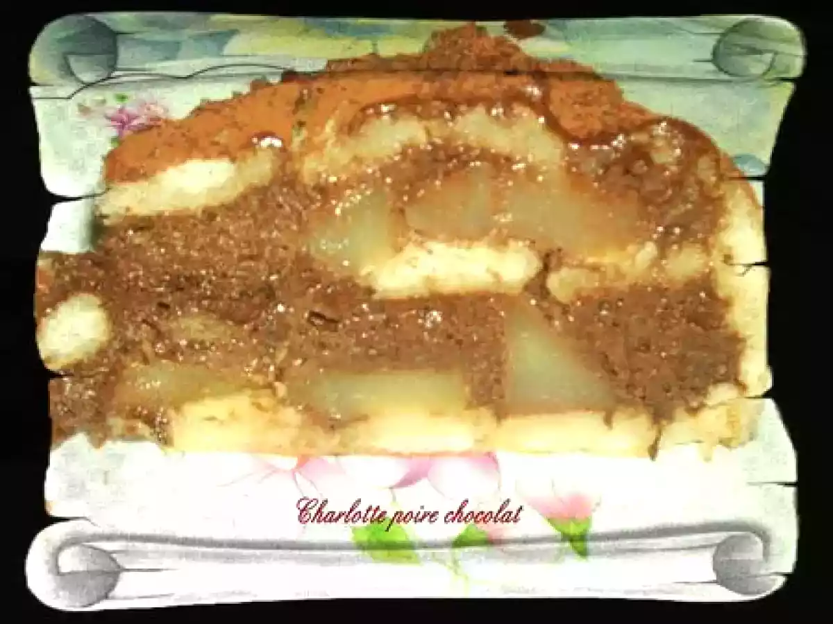 CHARLOTTE POIRE CHOCOLAT - photo 2