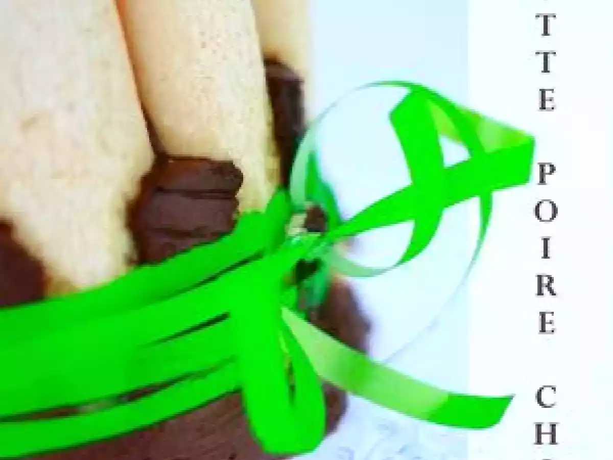 Charlotte Poire Chocolat sans gluten