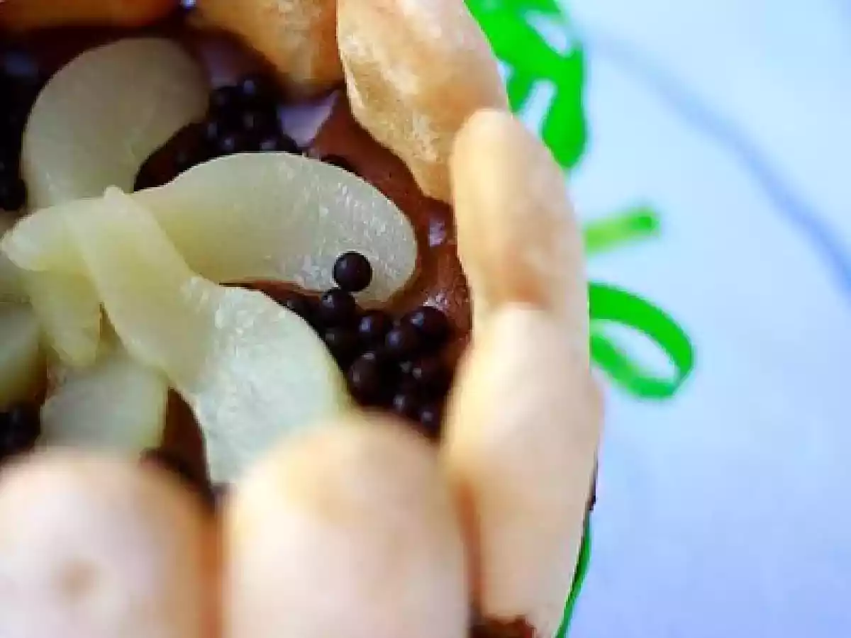 Charlotte Poire Chocolat sans gluten - photo 2