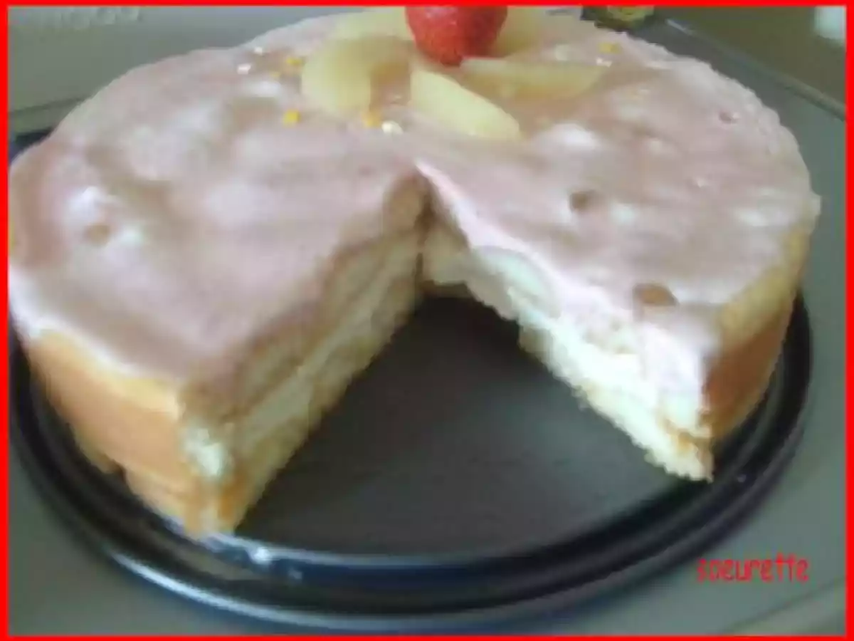 Charlotte poires / fraises