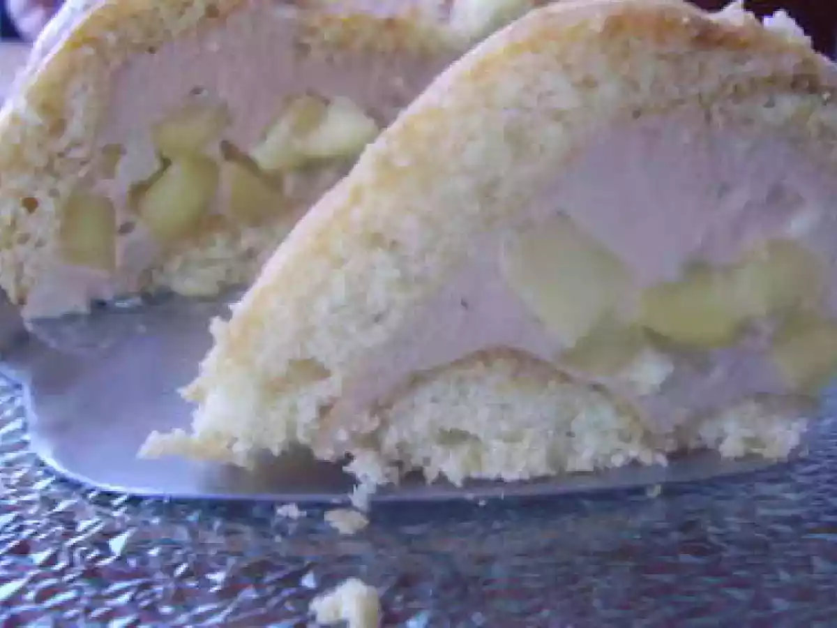 Charlotte Spéculoos-pommes caramélisées