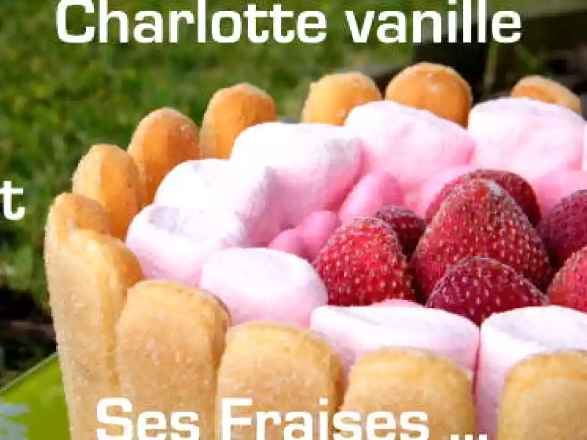 Charlotte vanille et ses fraises ...