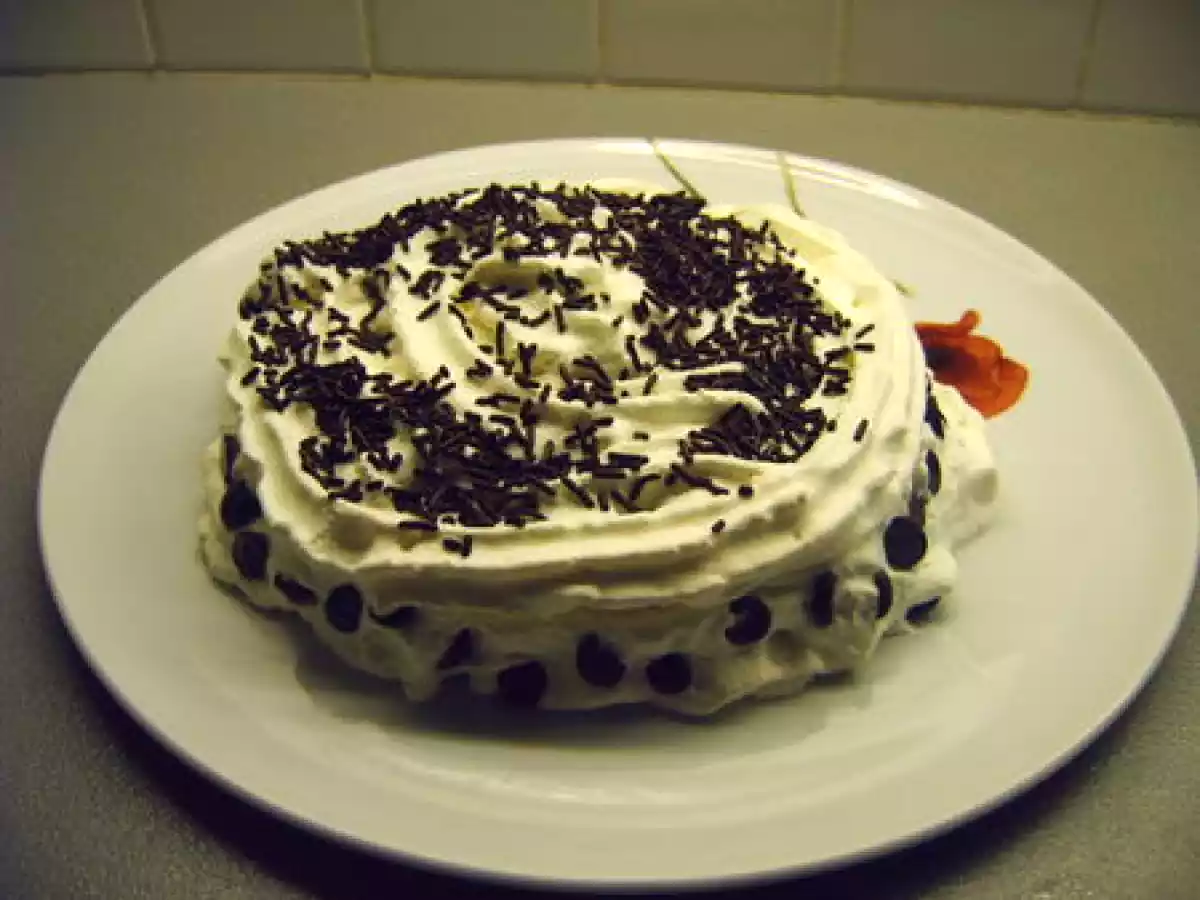 Charlotte/bavarois au lait de coco