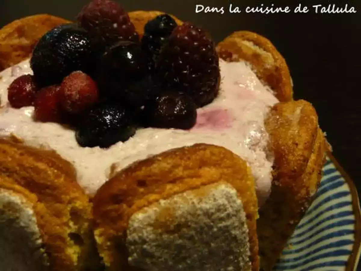 Charlottes aux fruits rouge et mousse à la ricotta - photo 3