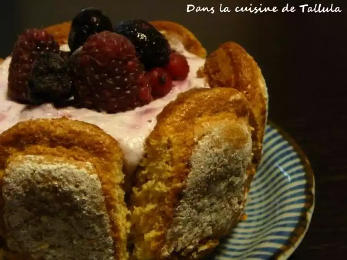 Charlottes aux fruits rouge et mousse à la ricotta - photo 6