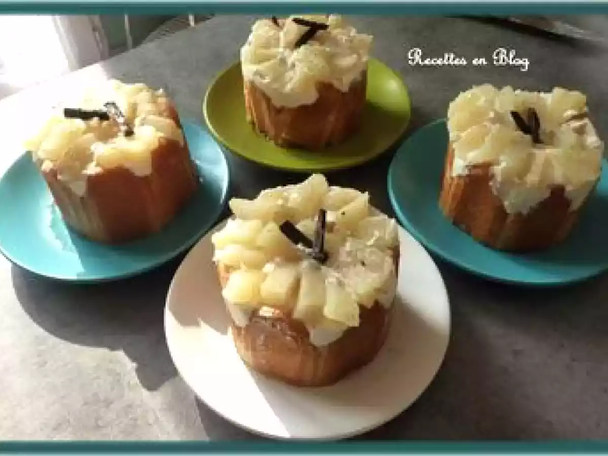 CHARLOTTES AUX POIRES, VANILLE ET PETITS SUISSES - photo 2