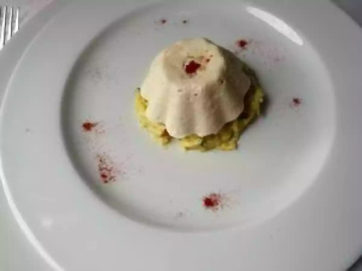 Chartreuse de langoustines et son lit de légumes croquants