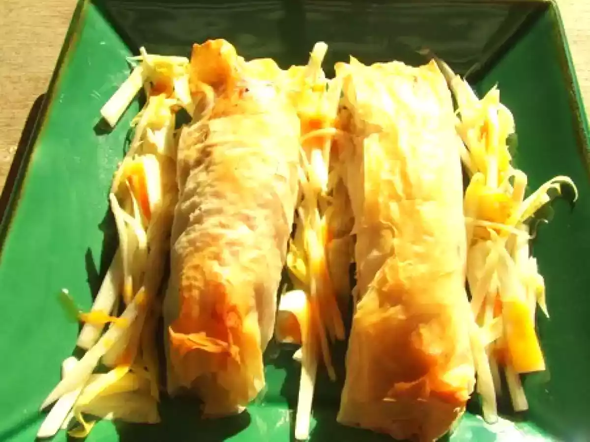 chaud-froid croustillant d'endive au jambon cru et caramel d'orange - photo 2