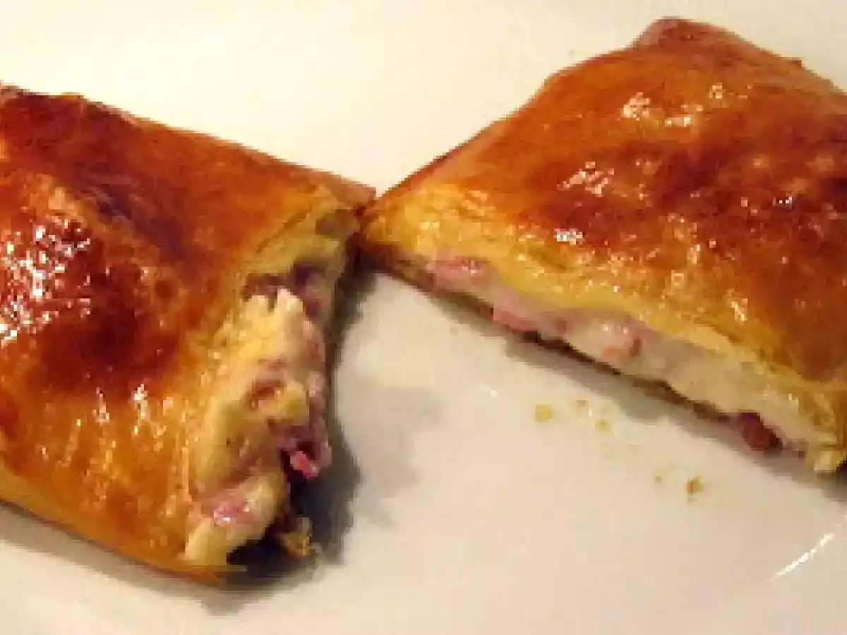 Chausson au jambon - Schinkenblätterteigtaschen