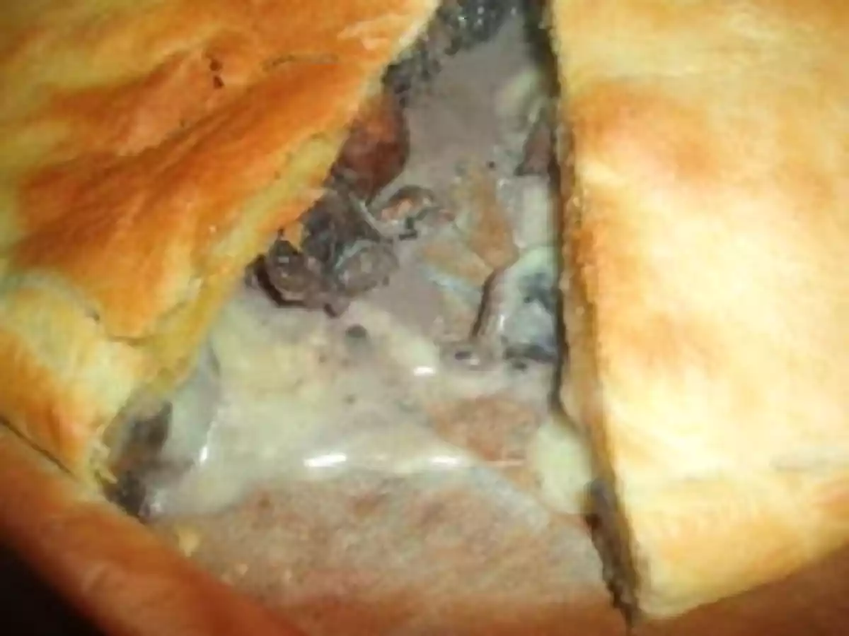 Chausson au Maroilles et champignons - photo 2