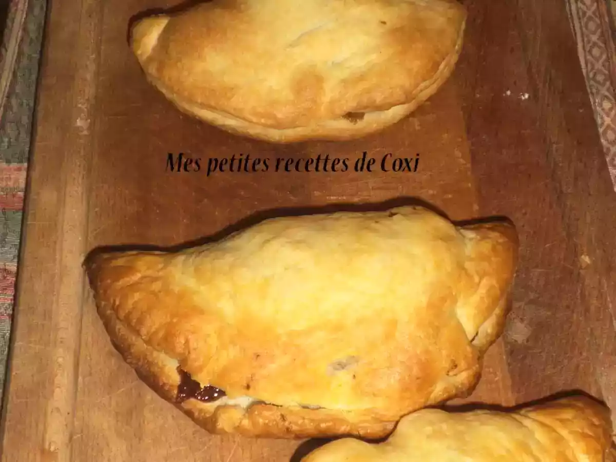 Chausson banane et pâte à tartiner