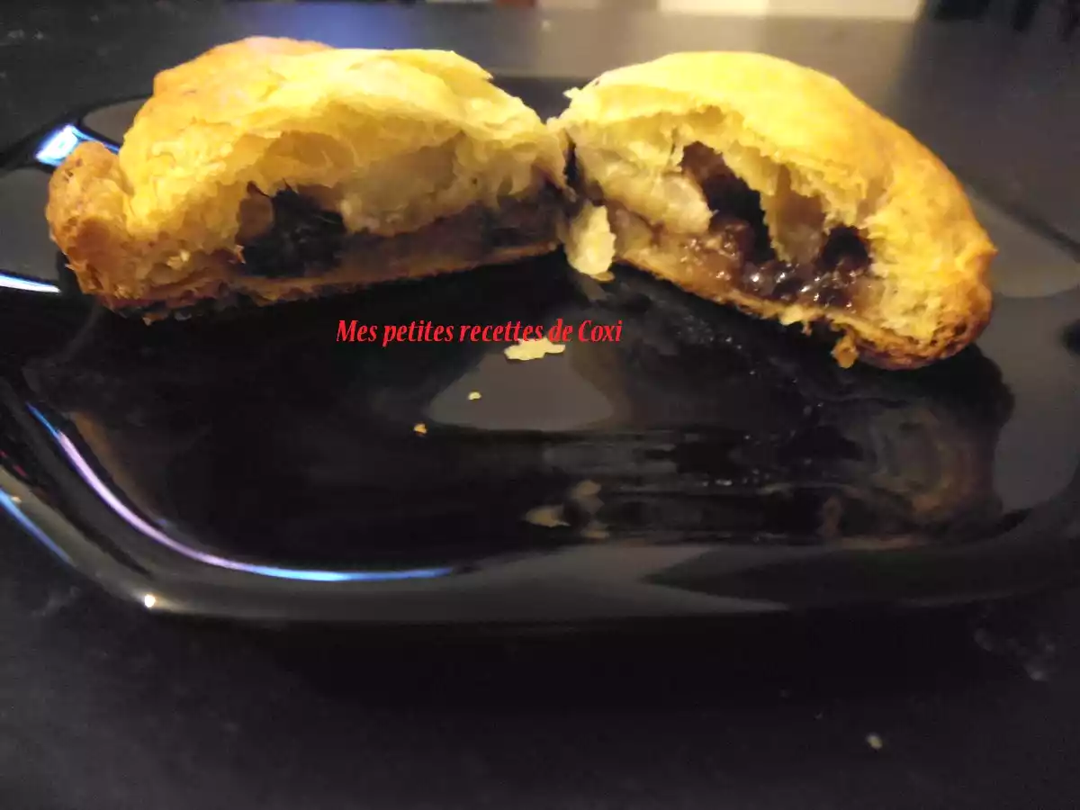 Chausson banane et pâte à tartiner - photo 2