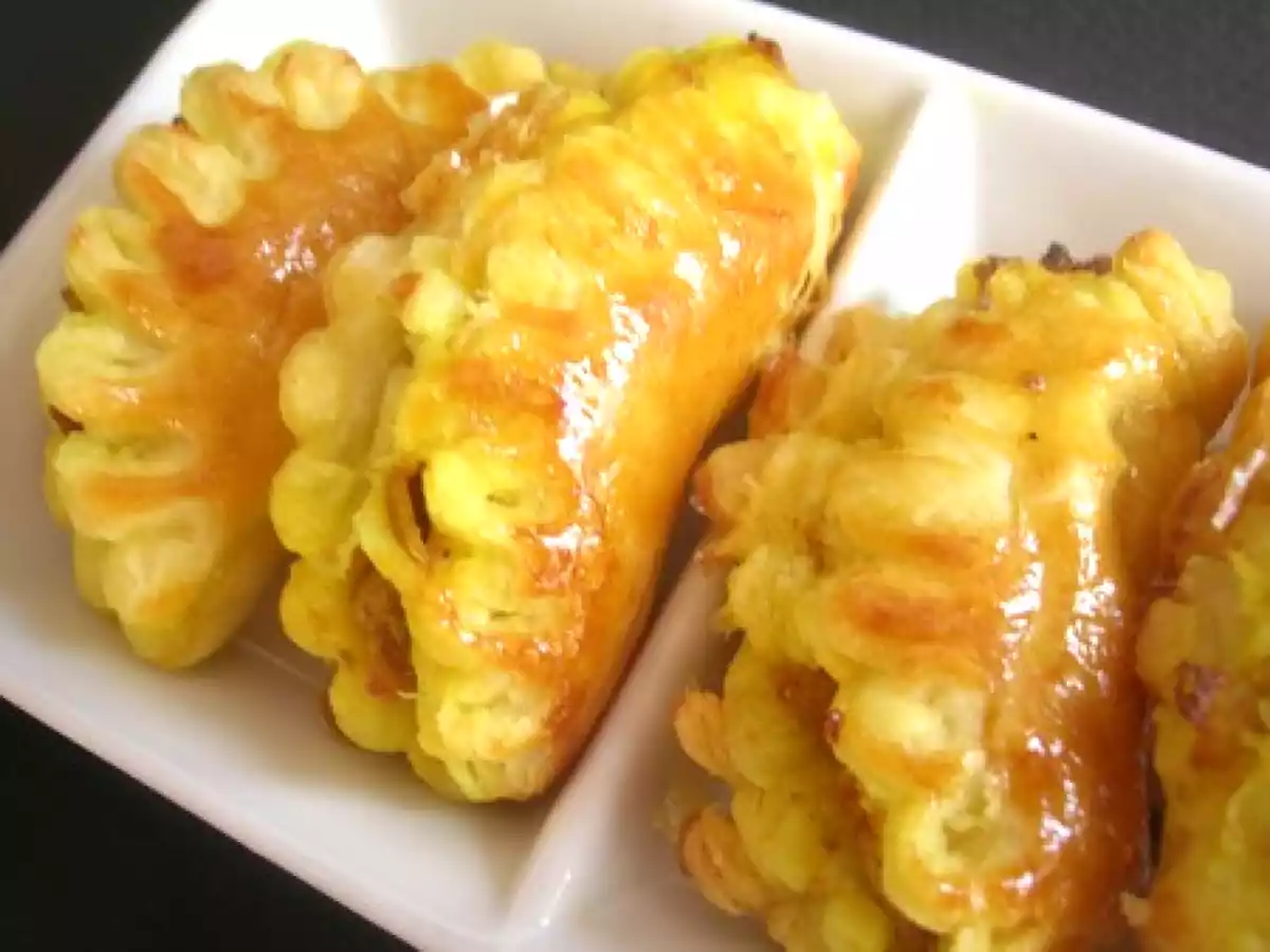 Chaussons à la fondue d'échalotes et curry + Drôme provencale - photo 2