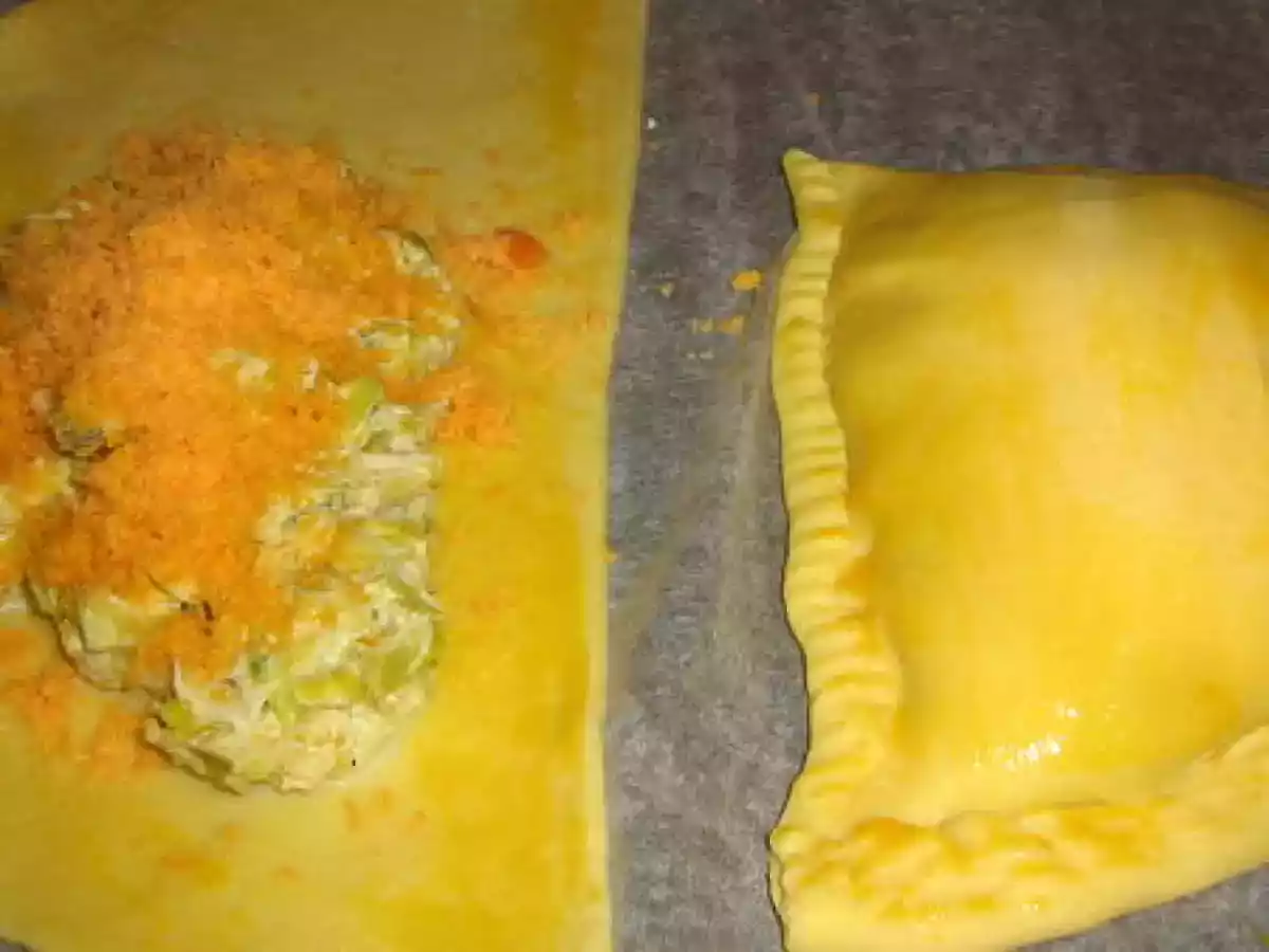 Chaussons aux poireaux