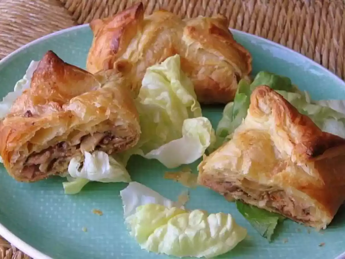 Chaussons champignons bacon