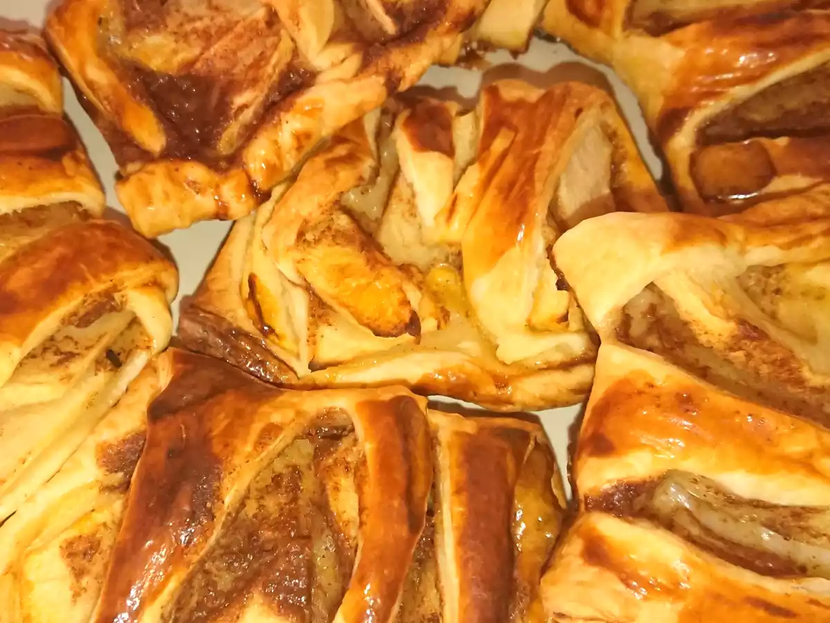 Chaussons de pommes à la crème et cannelle - photo 2