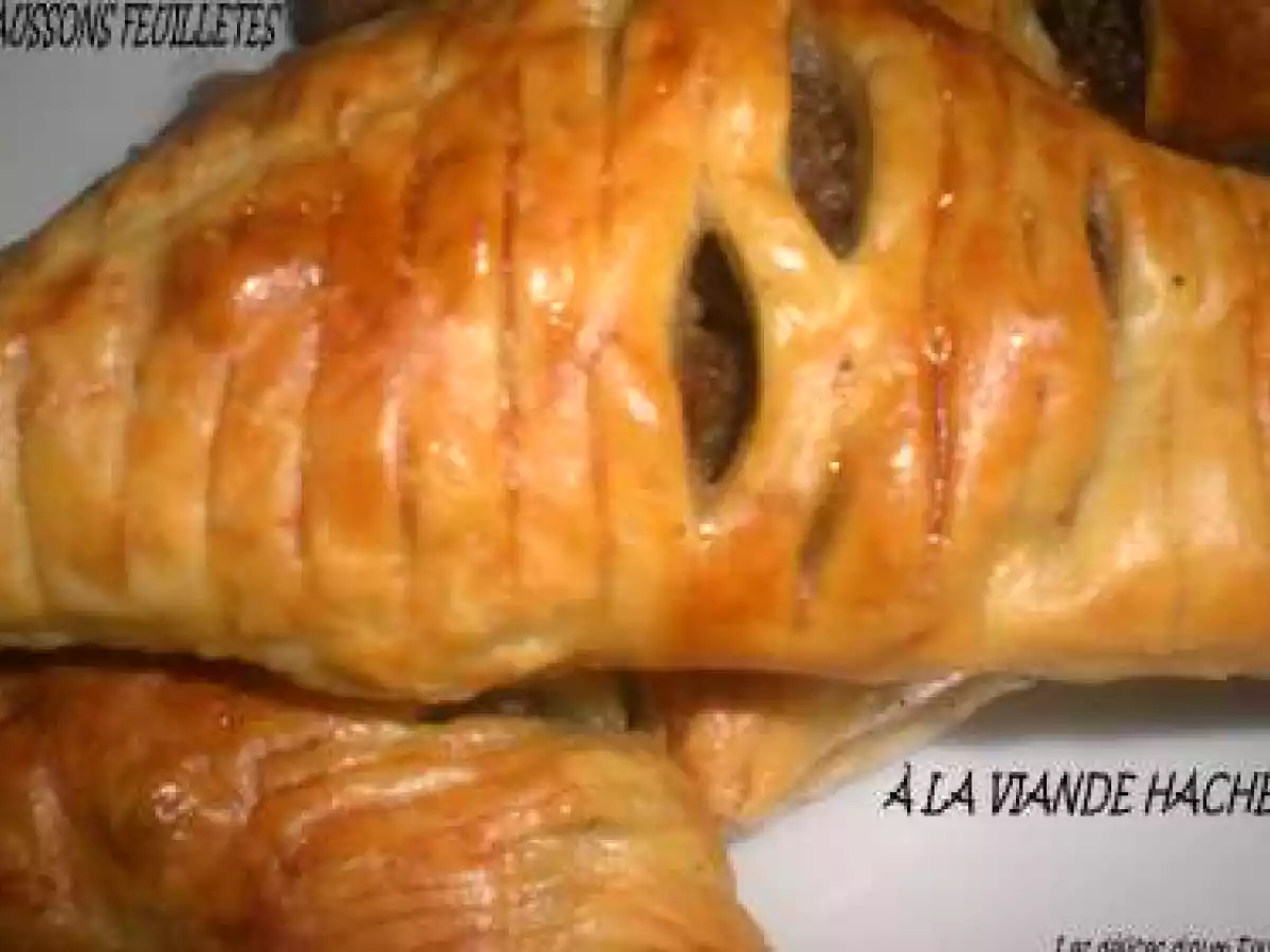 Chaussons feuilletés à la viande hachée